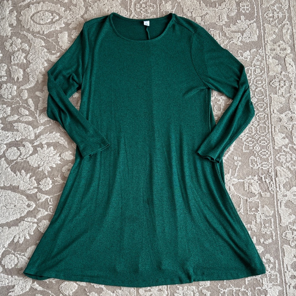 Old Navy Green Long Sleeve Dress - Women’s Size L